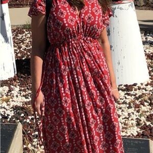 Flowy Maxi Dress With Pockets